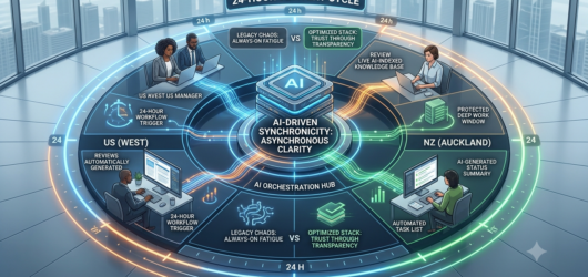Managing Distributed Teams Across Time Zones with AI-Driven Synchronicity